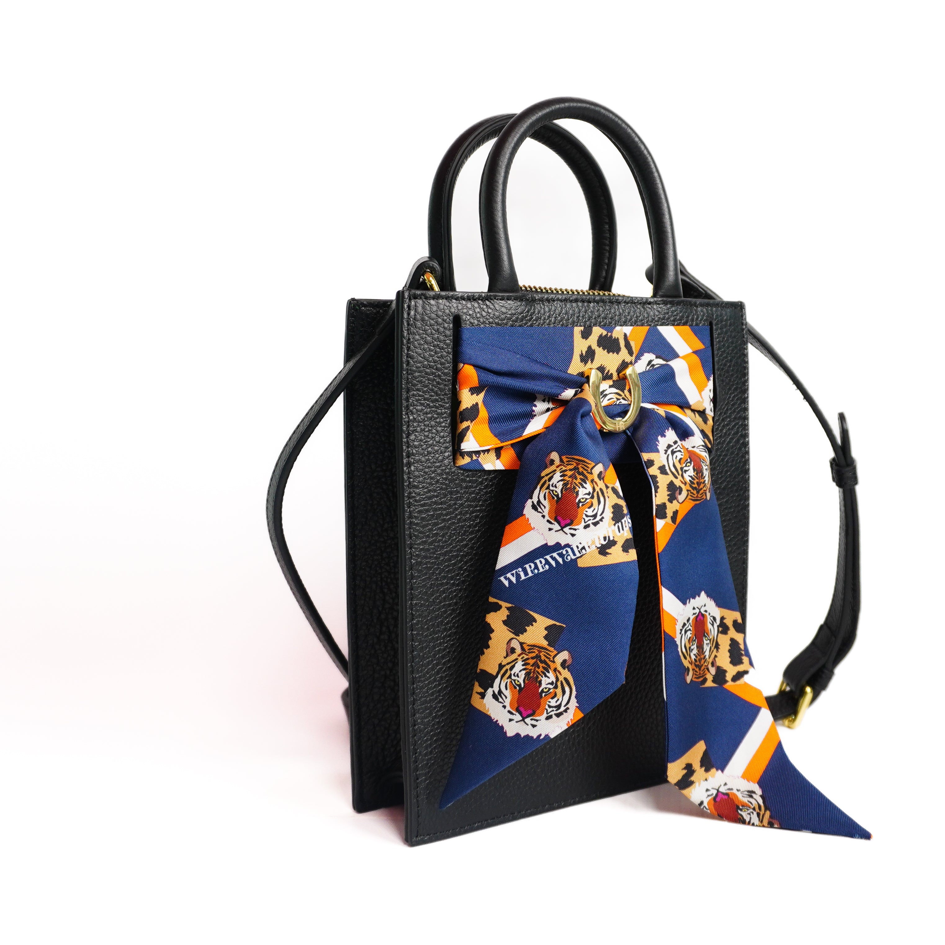 Leather Mini Calista + Navy Easy Tiger Twillionaire Leather Mini Calista Hampton Road Designs