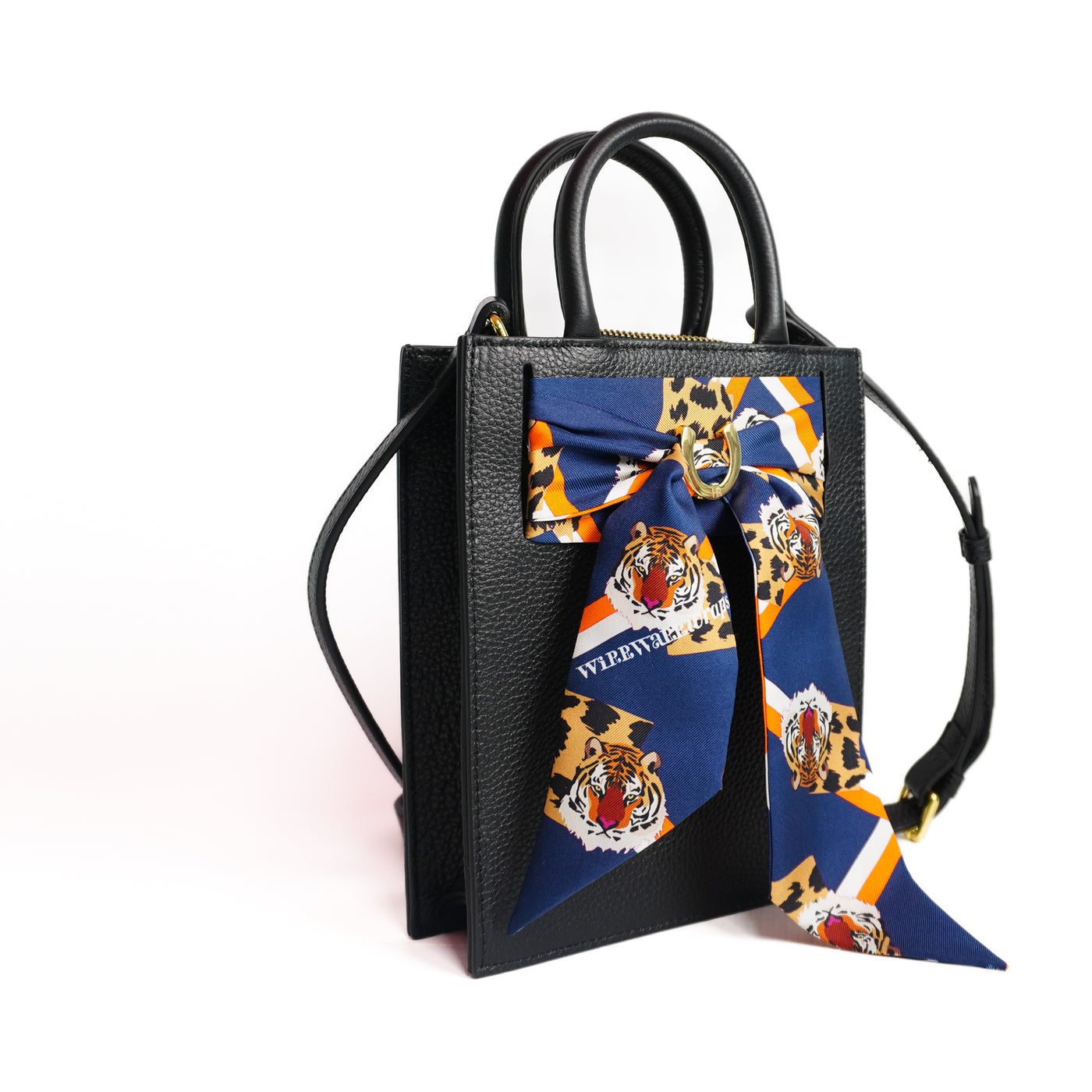 Leather Mini Calista + Navy Easy Tiger Twilly Mini Calista Leather Hampton Road Designs   