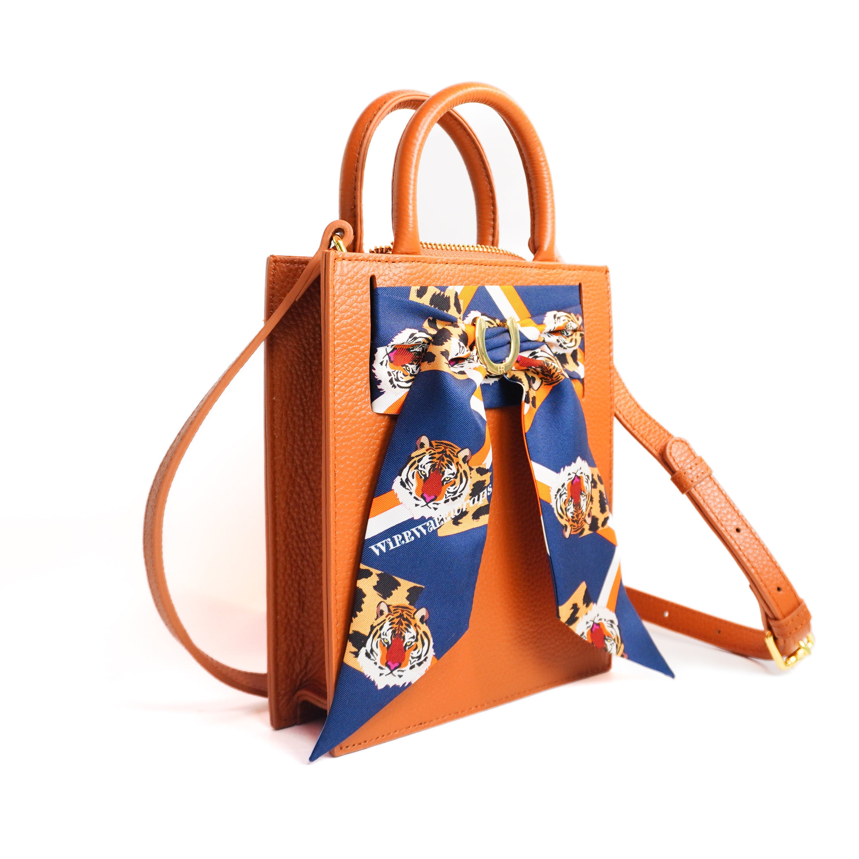 Leather Mini Calista + Navy Easy Tiger Twillionaire Leather Mini Calista Hampton Road Designs