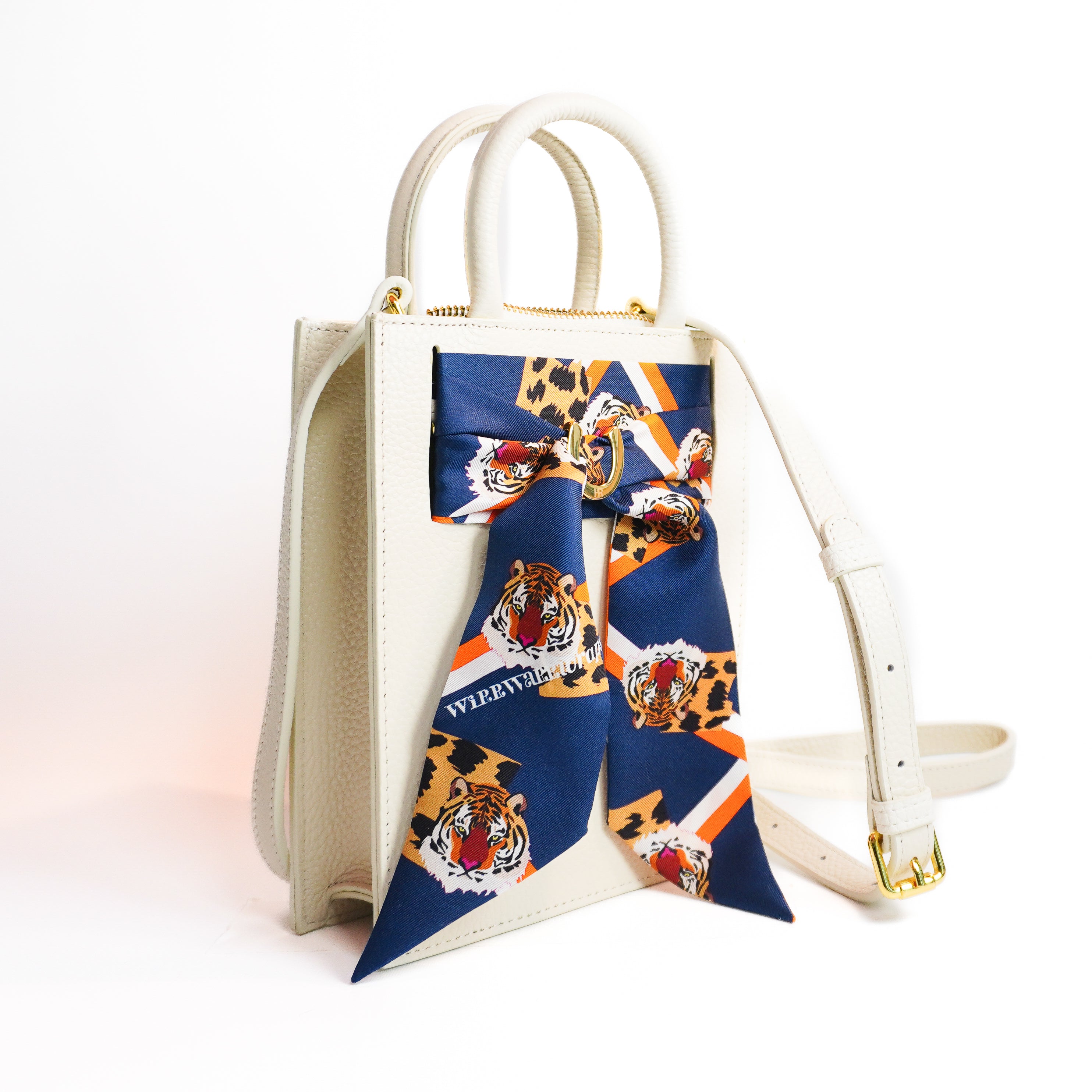 Leather Mini Calista + Navy Easy Tiger Twillionaire Leather Mini Calista Hampton Road Designs