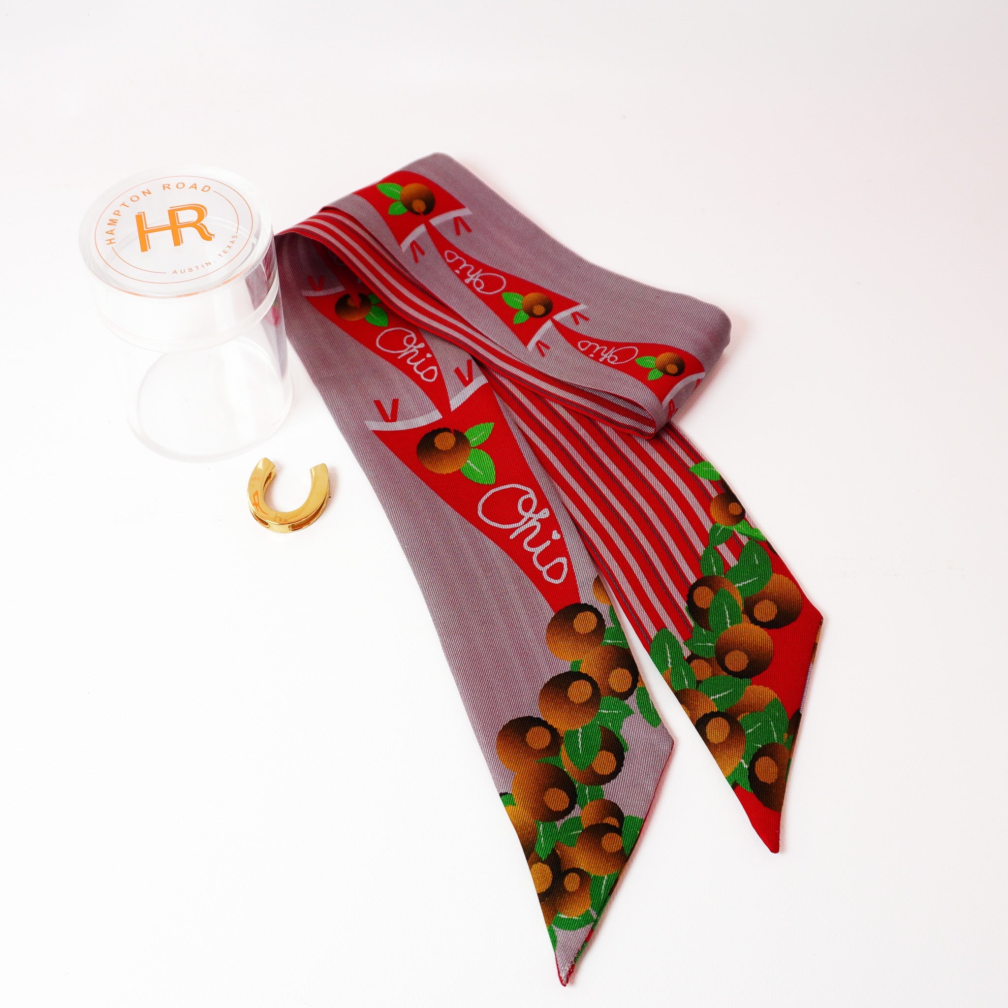 Dot the "I" Ohio Twillionaire & Scarf Ring Twillionaire Hampton Road Designs