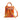 Leather Mini Calista + Paisley (Orange) Twillionaire Leather Mini Calista Hampton Road Designs Camel