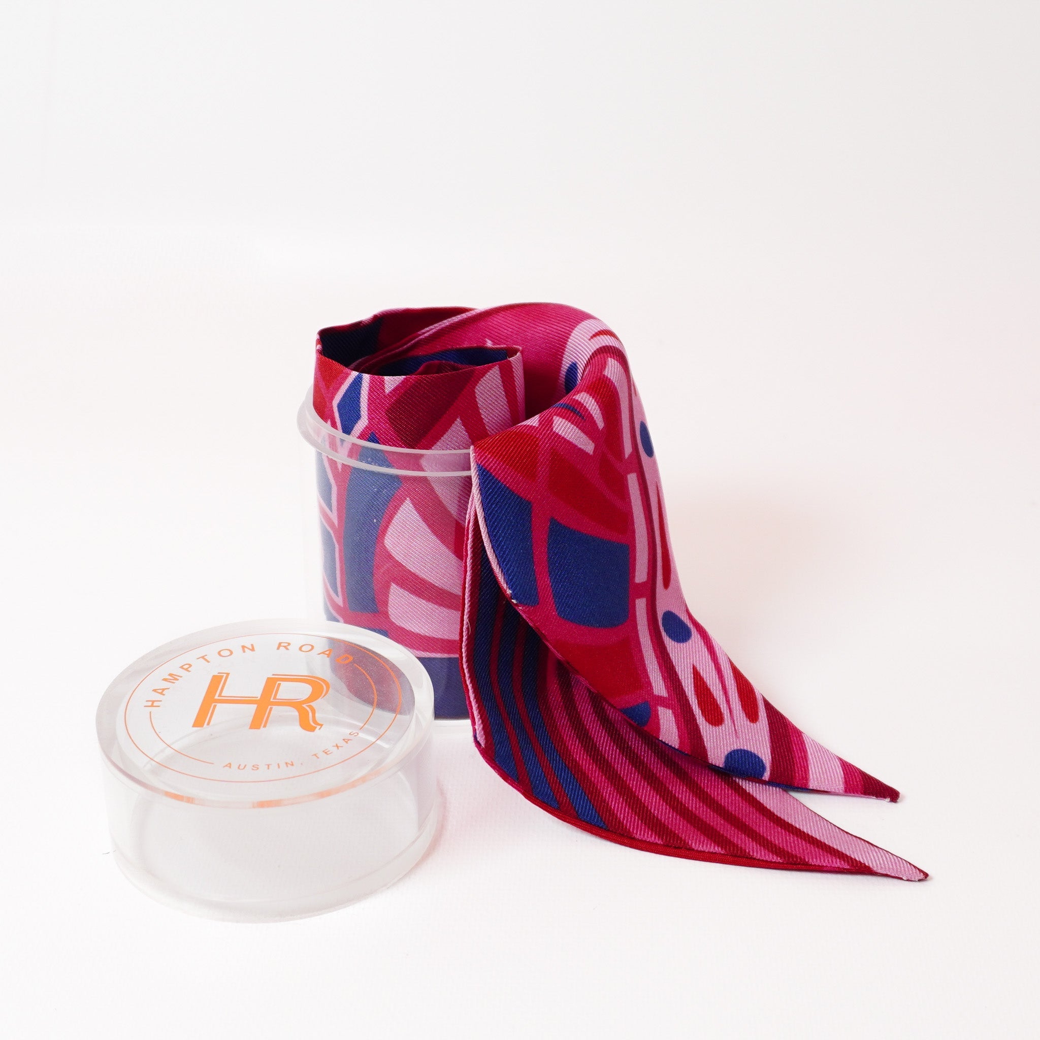 Paisley (Fuscia) Twillionaire & Scarf Ring Twillionaire Hampton Road Designs