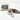 Mini Calista Clear + Gold Paisley Twillionaire Mini Calista Clear Hampton Road Designs   