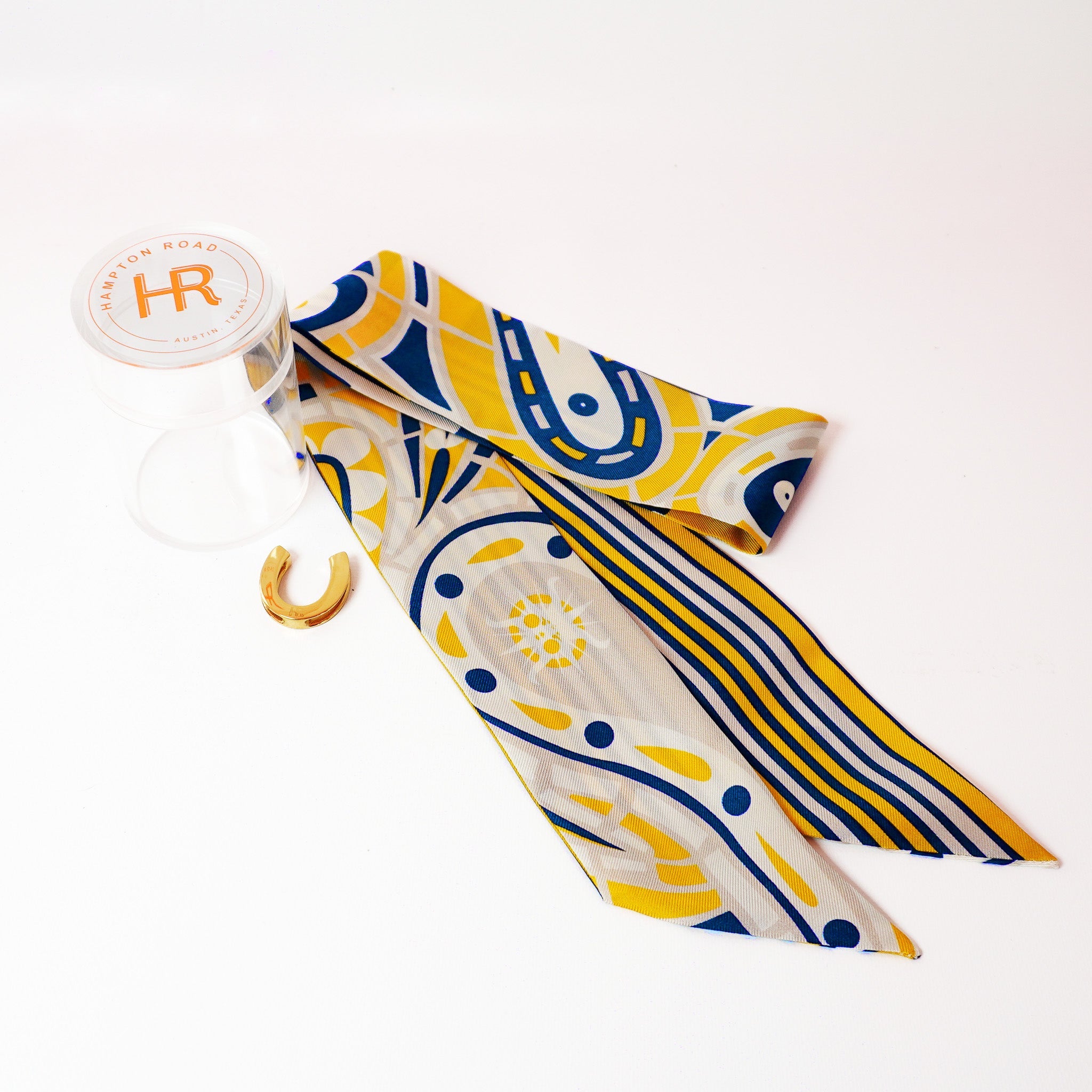 Paisley (Maize) Twillionaire & Scarf Ring Twillionaire Hampton Road Designs