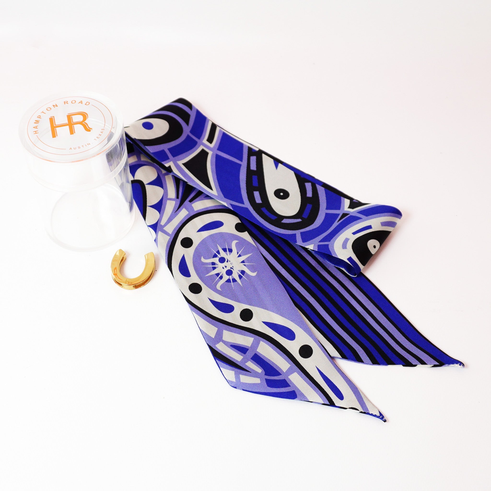 Paisley (Purple) Twillionaire & Scarf Ring Twillionaire Hampton Road Designs