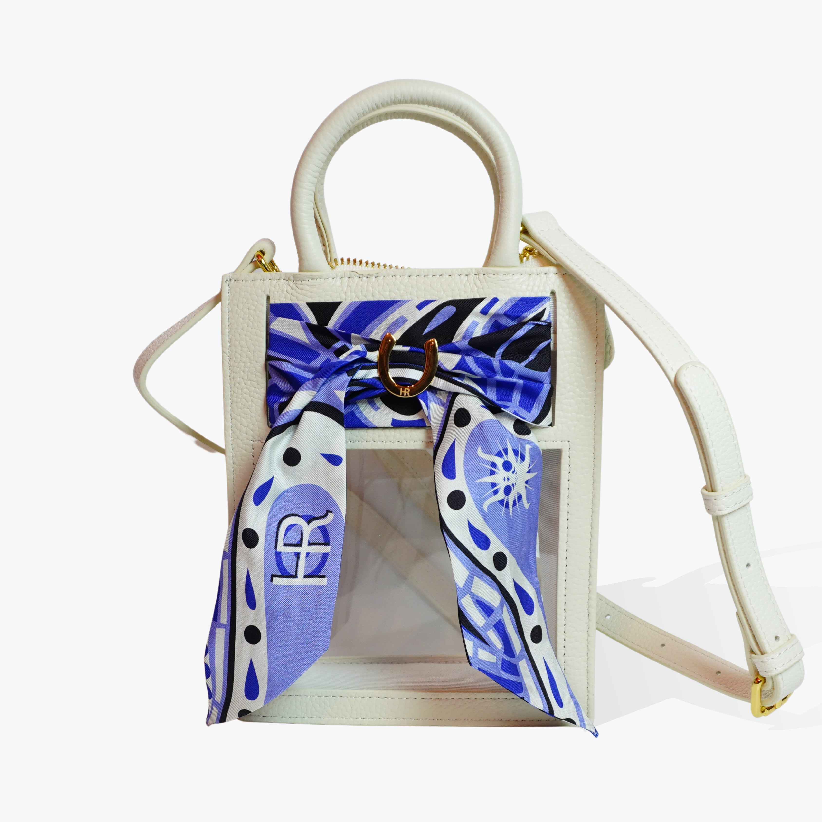 Mini Calista Clear + Paisley (Purple) Twillionaire Mini Calista Clear Hampton Road Designs Oyster