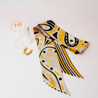 Paisley (Yellow) Twilly Set Twilly Hampton Road Designs   