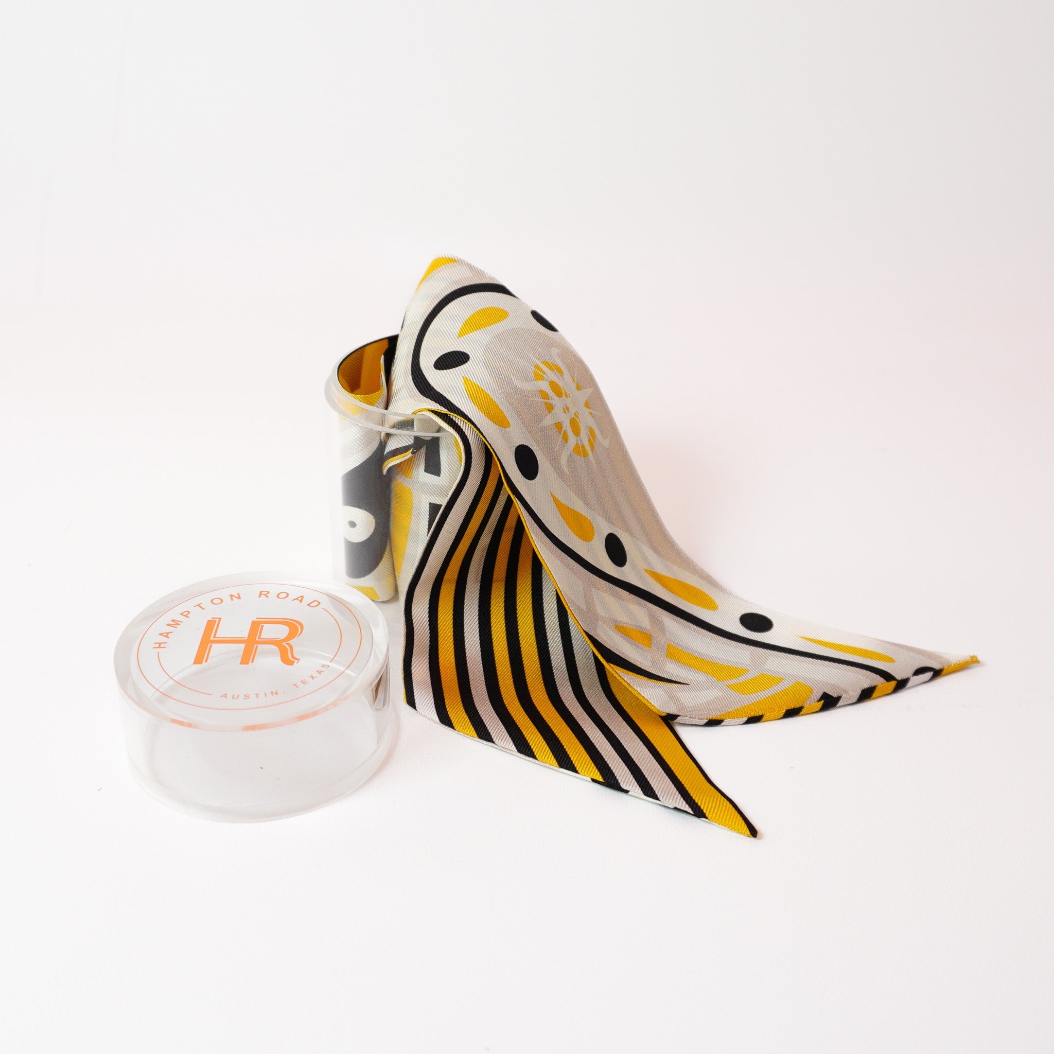 Paisley (Yellow) Twillionaire & Scarf Ring Twillionaire Hampton Road Designs