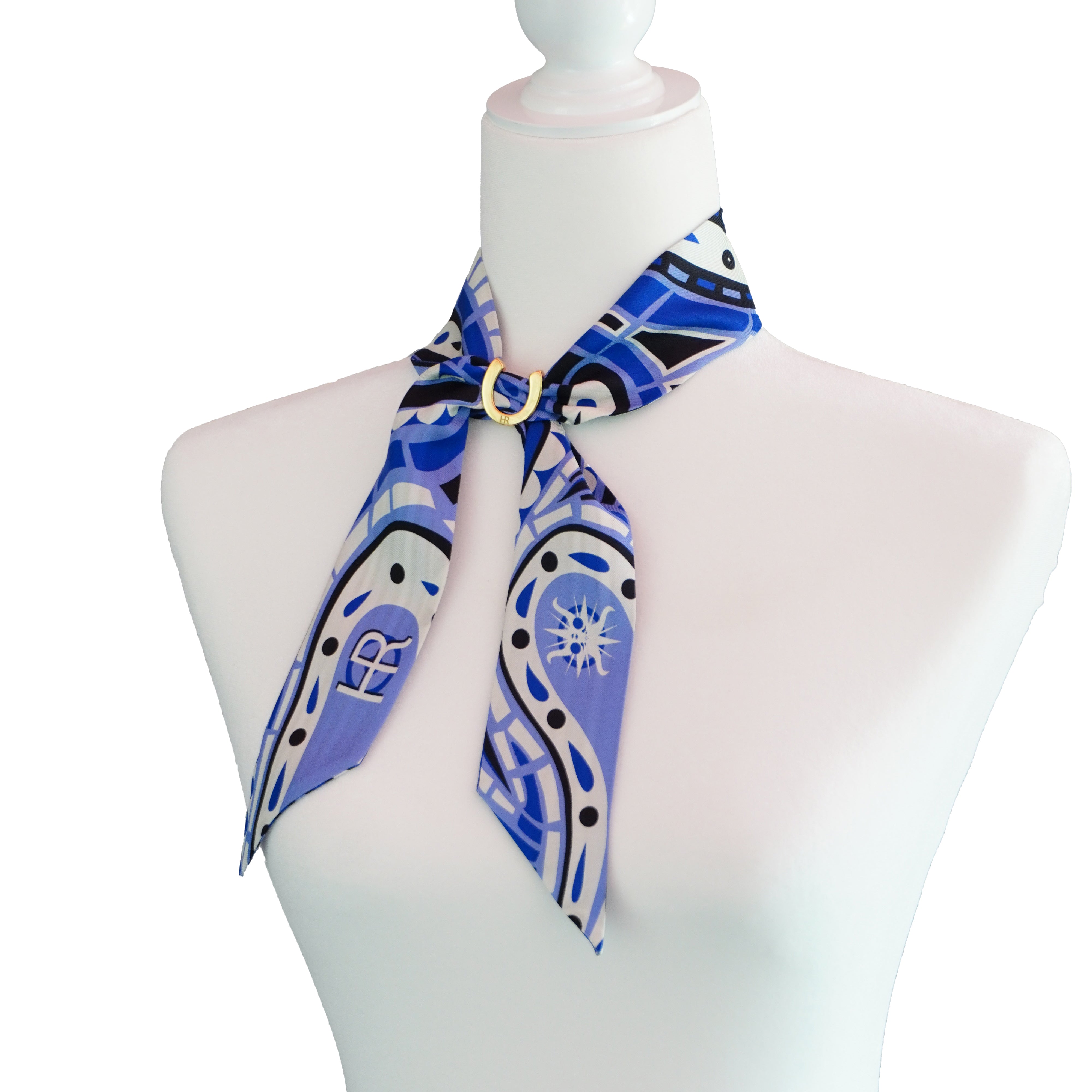 Paisley (Purple) Twillionaire & Scarf Ring Twillionaire Hampton Road Designs