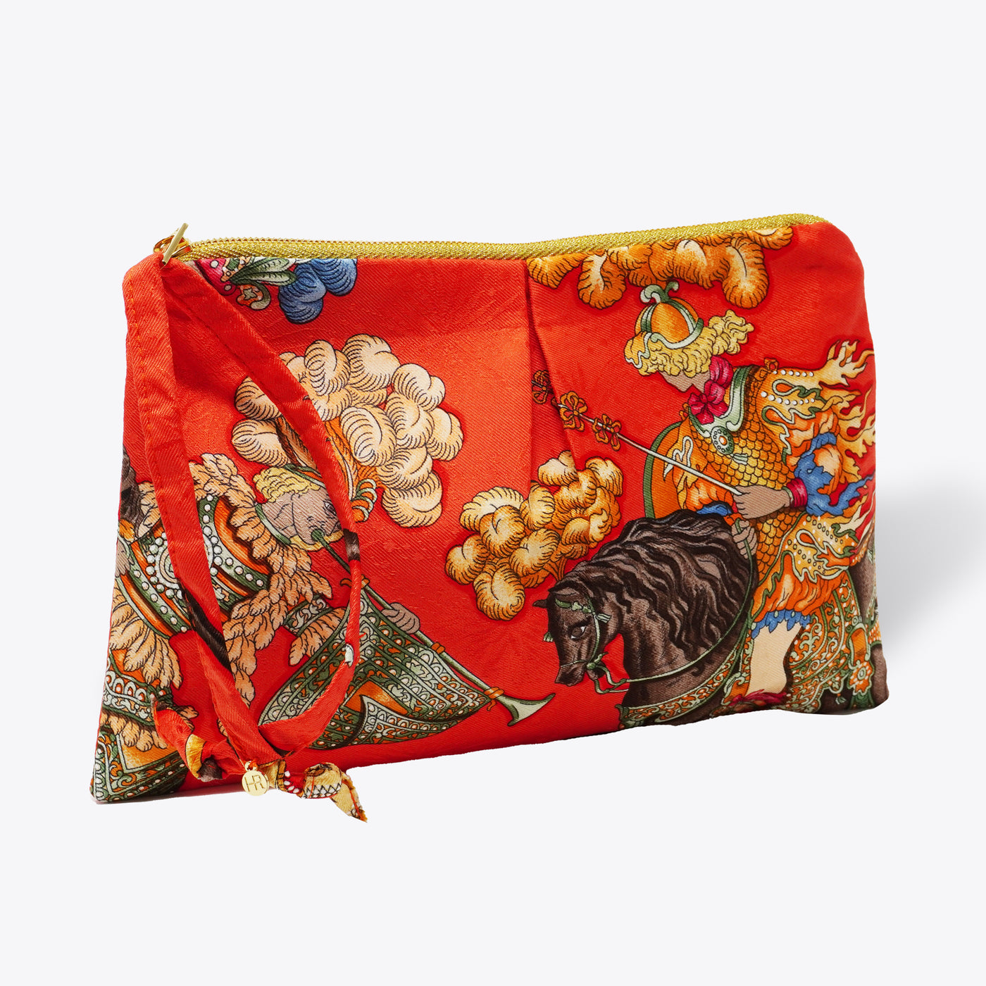 "Les Fetes du Roi Soleil" Scarf Bag (Upcycled from Hermes Scarf) Party Clutch Hampton Road Designs   