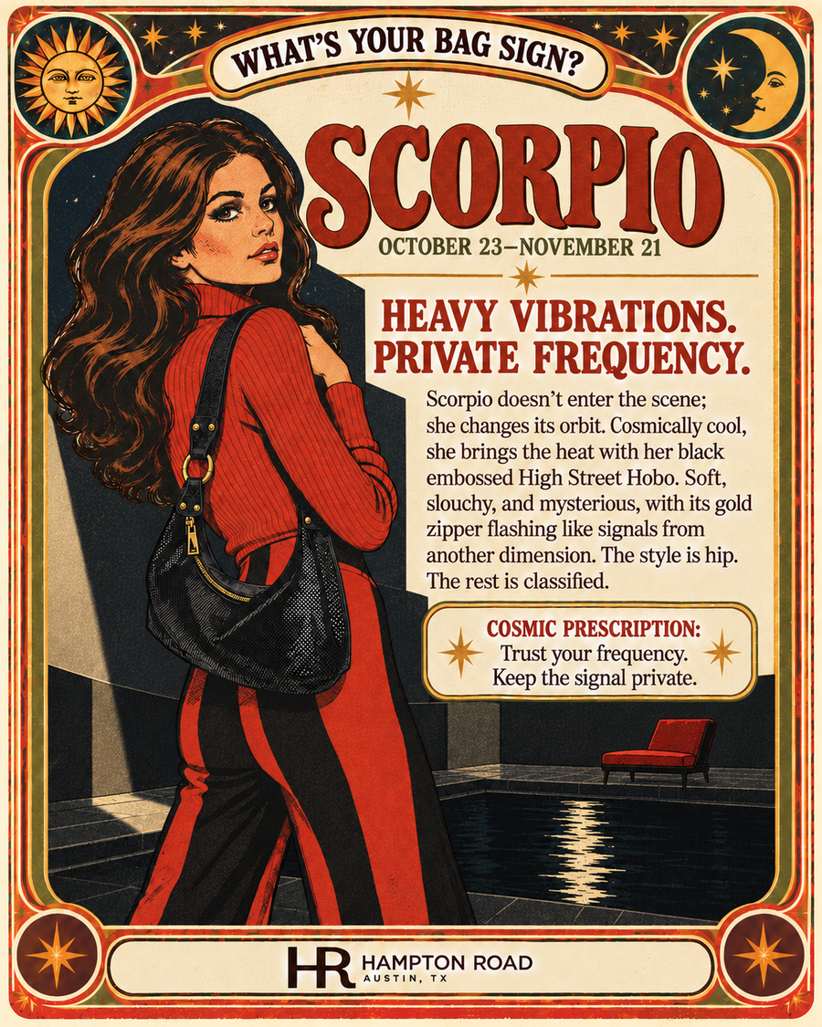 Scorpio vintage zodiac graphic