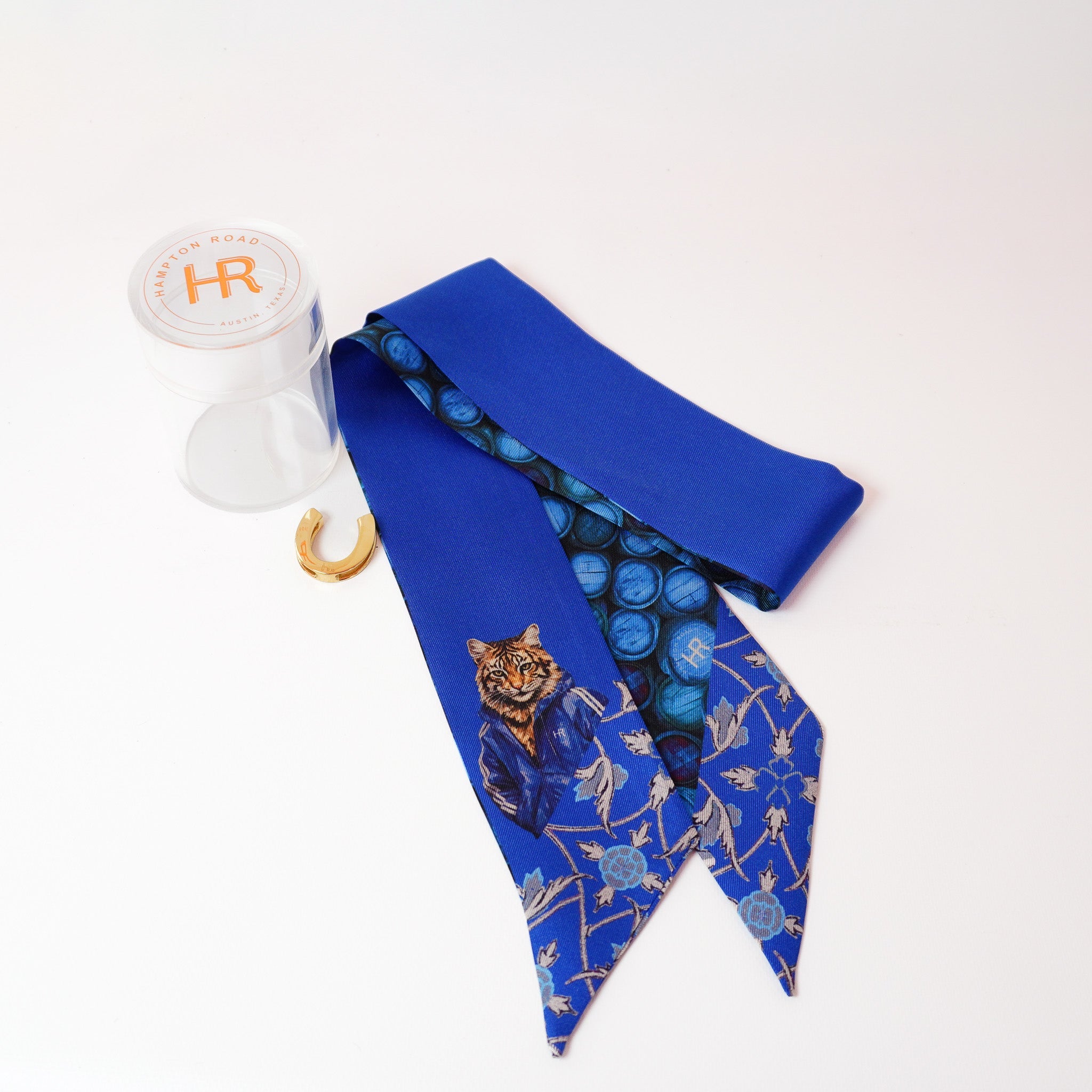 Swagger Cat Kentucky Bourbon Twillionaire & Scarf Ring Twillionaire Hampton Road Designs