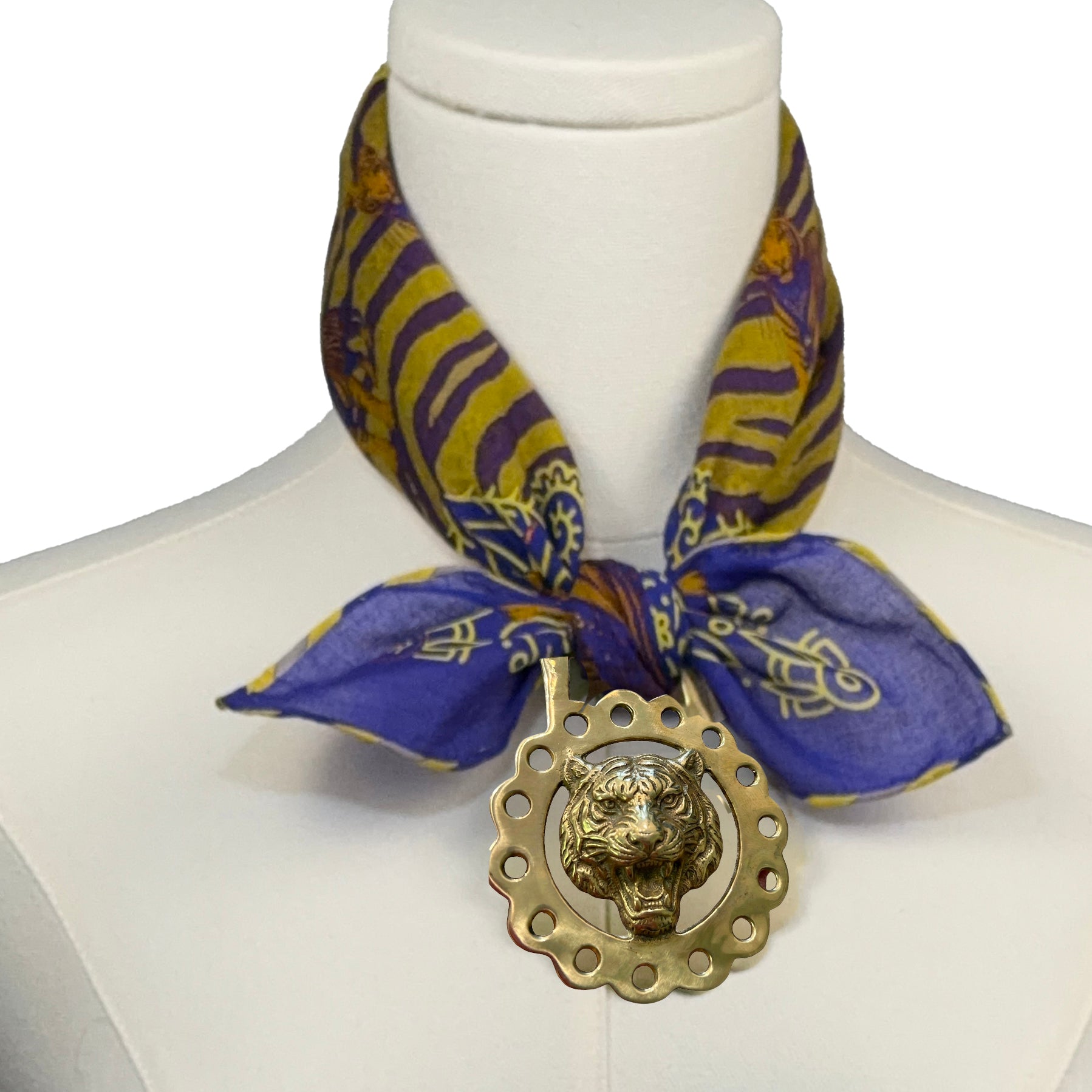 Gumbo Tigers Bandana & Scarf Ring