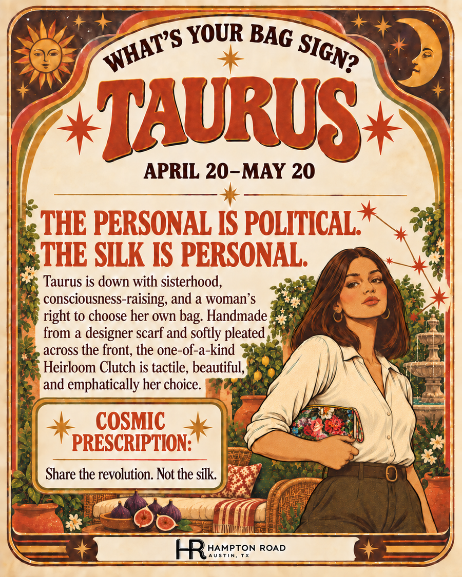 Taurus vintage zodiac graphic