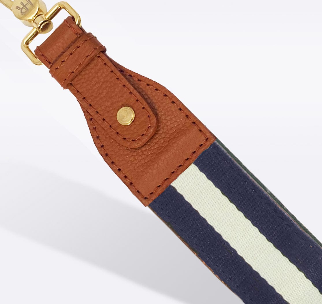 hampton road designs striped strap cognac navy white striped purse strap removable handbag strap navy white adjustable striped crossbody 29646626848886 fdf0d79e 4aa8 4b3c 8afa