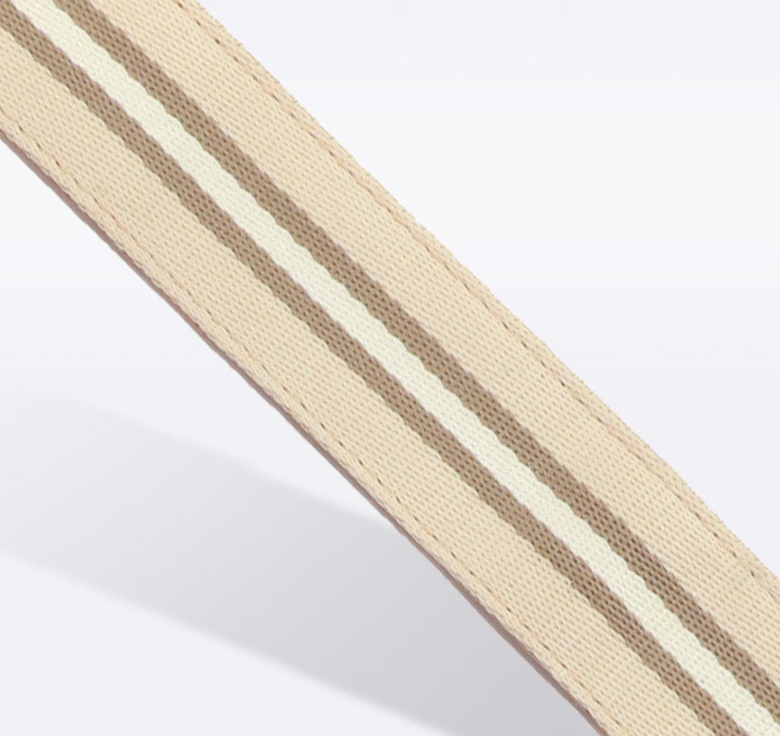 Khaki & Heather Striped Purse Strap Closeout Hampton Road Designs