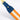 Orange & White Striped Purse Strap Closeout Hampton Road Designs Oxford Blue