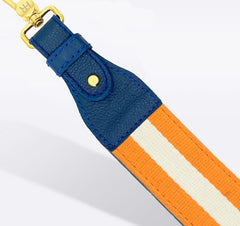 Orange Crossbody Bag Strap Cotton Adjustable Crossbody Bag Strap
