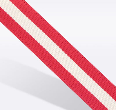 Red & White Striped Purse Strap Striped Strap Hampton Road Designs   